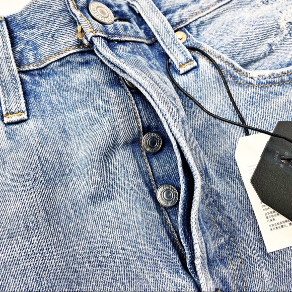 Levi’s Button Fly 501 Super Short Shorts NWT 30 - Picture 8 of 10